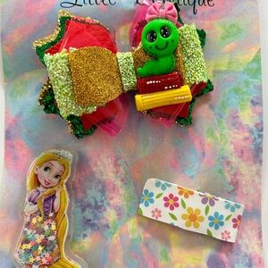 Back to school book worm bow bundles